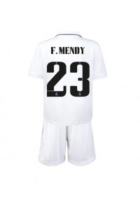 Fotbalové Dres Real Madrid Ferland Mendy #23 Dětské Domácí Oblečení 2022-23 Krátký Rukáv (+ trenýrky)